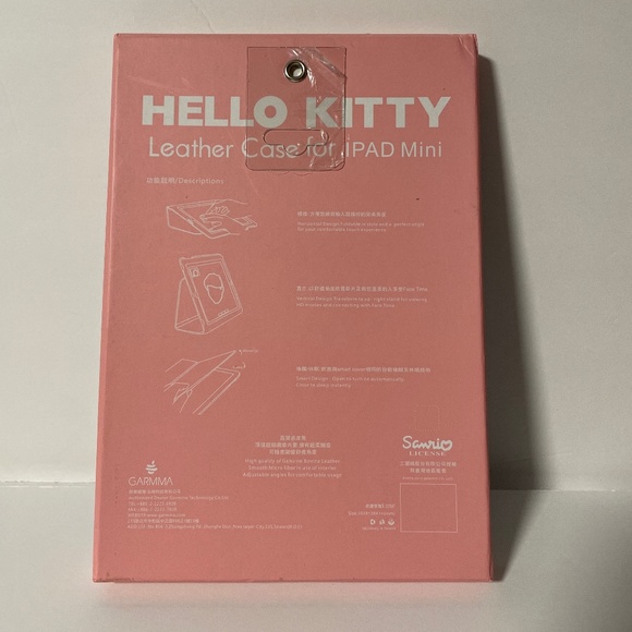 🍀 Hello Kitty Leather Case for iPad Mini - Blue Bow Generation 1/2/3 NEW 🍀 - Picture 7 of 7